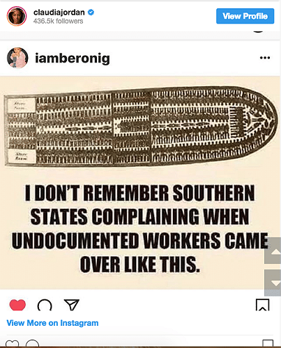 Claudia Jordan Catches Heat for Comparing Slavery to Illegal Immigration Claudia Jordan Catches Heat for Comparing Slavery to Illegal Immigration