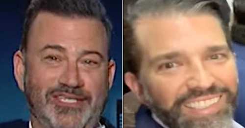 Jimmy Kimmel Spots Very Questionable Donald Trump Jr. Moment Caught On Video